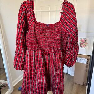 Old Navy Short Tartan Nap Dress
